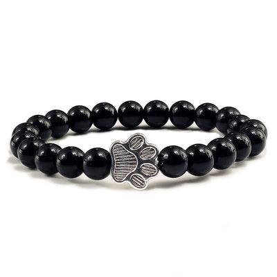 Natural Matte Black Lava Volcanic Stone Paw