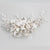 Headpiece Bridal Silver Hair Comb Piece Pearls