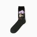 Famous Oil Painting Series Men Socks Funny