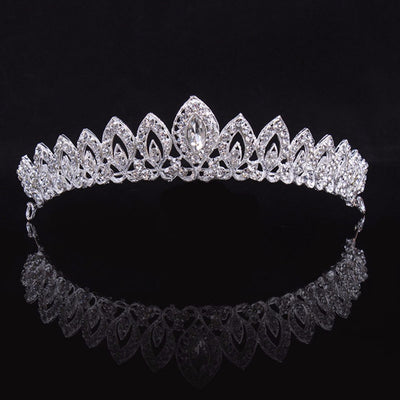 Gorgeous Silver Crystal Bridal Tiara Crown Bride