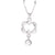 Elegant Necklace Gold Silver Chain Crystal
