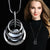 Crystal Women Necklaces & Pendants Silver