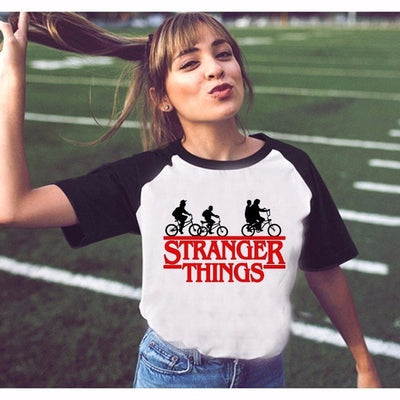 Novelty short sleeve design tshirt funny stranger