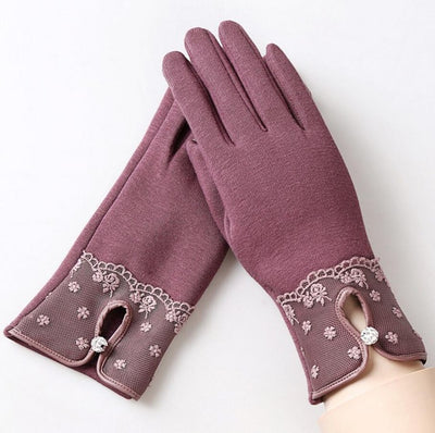 Outdoor Cashmere Gloves Warm Inverted Mitten