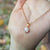 Gold Sliver Color Rhinestone Necklace Jewelry