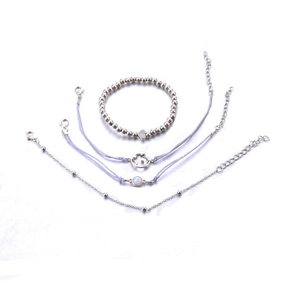 Handmade  Heart Ocean Map Bracelet Sets