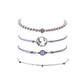 Handmade  Heart Ocean Map Bracelet Sets