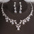 Set Silver Luxury Bridal Princess Crown Hair