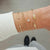 Women's Fashion Crystal Leaves Geometric Chain