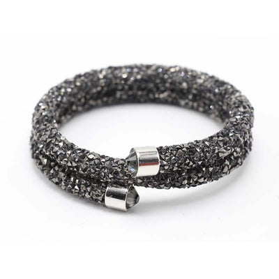 Single Circle Crystal  Rhinestones Cuff Multi-layer