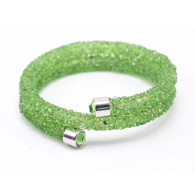 Single Circle Crystal  Rhinestones Cuff Multi-layer
