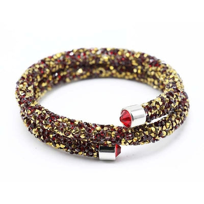 Single Circle Crystal  Rhinestones Cuff Multi-layer