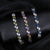 Cubic Zirconia Jewelry Silver Color Leaf Charm