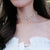 Statement Necklace Charm Simulated Pearl