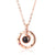 Romantic Love Memory Wedding Necklace