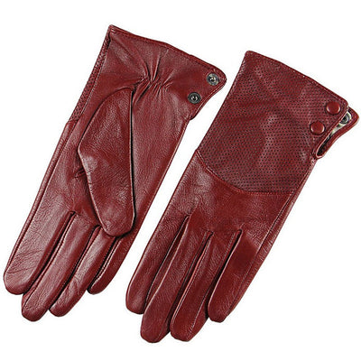 Special Offer Dark Red Women Gloves Fashion