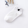 Short Socks Red Heart Cute College Fresh Female