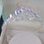 Delicate Vintage silver AB Wedding Crown