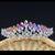 Delicate Vintage silver AB Wedding Crown