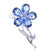 Elegant Plant Flower Shape Brooch Imitation Pearl