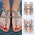 Shoes summer bohemia diamond sandals T-strap