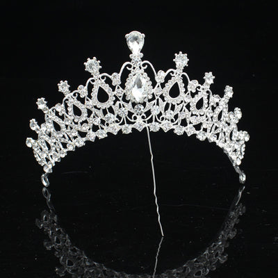 Gorgeous Silver Crystal Bridal Tiara Crown Bride