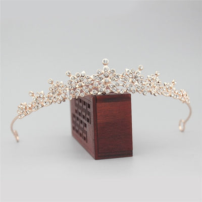 Gorgeous Silver Crystal Bridal Tiara Crown Bride