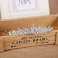 Gorgeous Silver Crystal Bridal Tiara Crown Bride