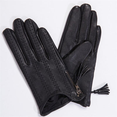 Genuine Leather Gloves Autumn Winter Thin