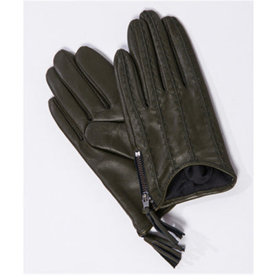 Genuine Leather Gloves Autumn Winter Thin
