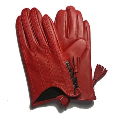 Genuine Leather Gloves Autumn Winter Thin