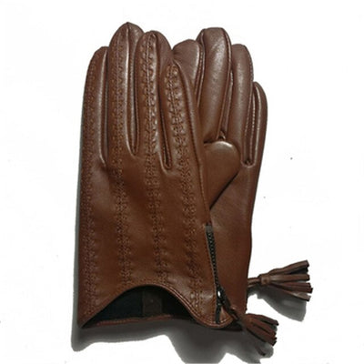 Genuine Leather Gloves Autumn Winter Thin