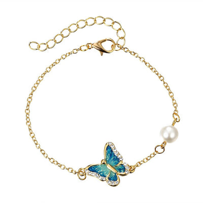 Fashion Link Bracelet with Oil Painted