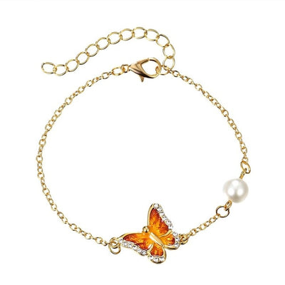 Fashion Link Bracelet with Oil Painted