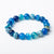 Trendy Natural Stone Love Purple Bead Bracelet