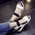 Sandals Summer Shoes Peep-toe Slip On Flat