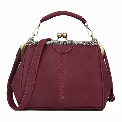 Shoulder Bags Women Matte Pu Leather Clip Women