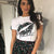 Lips Print Summer Tshirts Women Female Casual