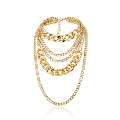 Necklace Collar Women Male Jewelry Multi Layer