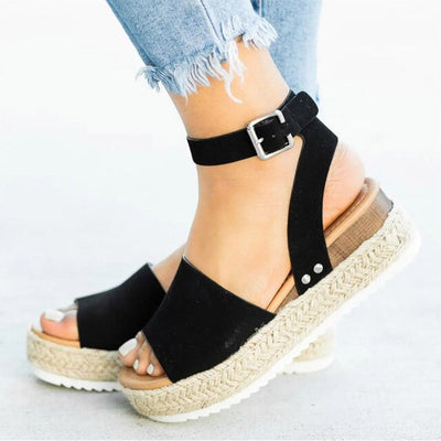 Summer Platform Sandals Comfy Wedges Shoes