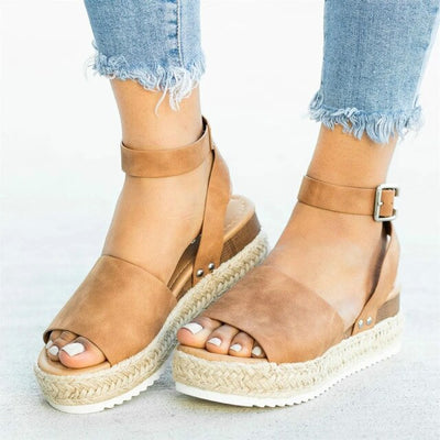 Summer Platform Sandals Comfy Wedges Shoes