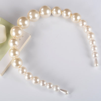 Fashion Luxury Big Pearl Headband Hair Band