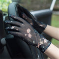 Sunscreen Lace Gloves Female Driving Non-Slip