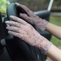 Sunscreen Lace Gloves Female Driving Non-Slip