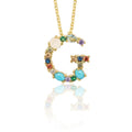 Multicolor fashion charm Gold 26 Alphabet pendant