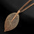 Pendants Sweater Chain Big Leaves Statement