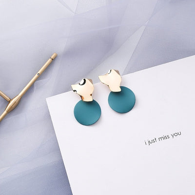 Korean Earrings New Fashion Simple Leopard