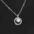 Classic Circle Round Pendant Necklace