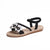 Shoes Sandals Elastic ankle strap Flat Sandalias