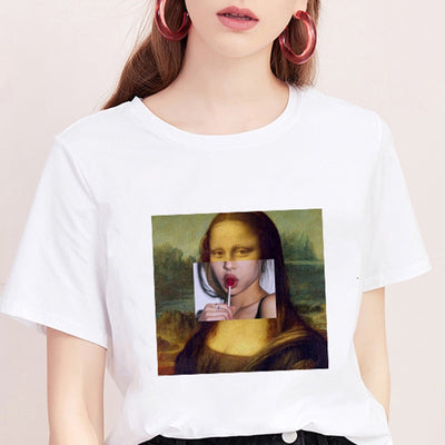 Spoof personality fashion Tshirt Short Sleeve